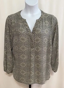 Grace Damen Gr. 1X Bluse mit V-Ausschnitt und langen Ärmeln. - Bild 1 von 8