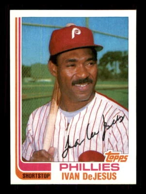 1982 Baseball 1982 Topps Traded Ivan DeJesus Philadelphia Phillies #27T 6 - Image 1 of 2