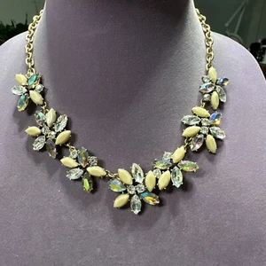 J Crew Statement Necklace Neutral Tones - Picture 1 of 4