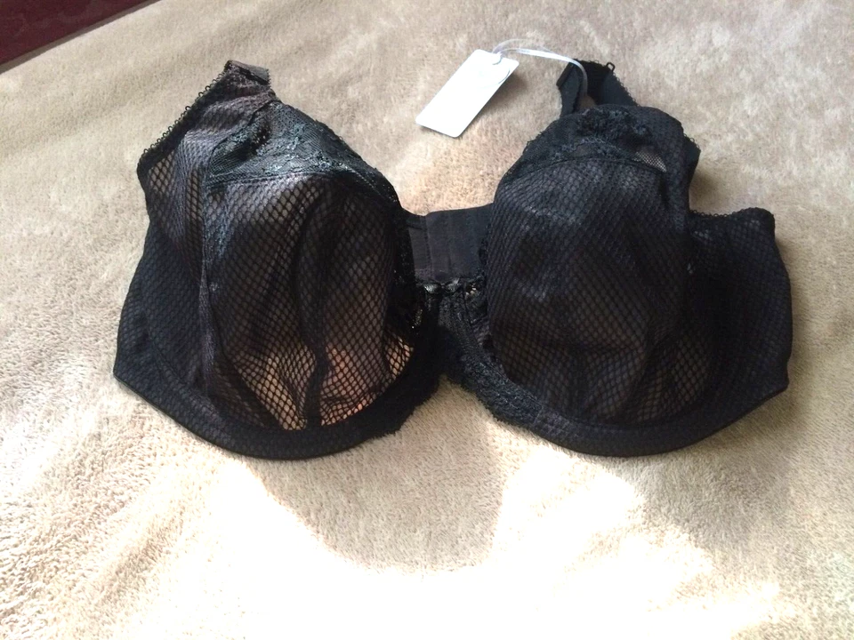 Elomi 4382 Charley Convertible Plunge Unlined Underwire Bra US Sz 38 J