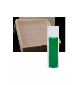 Azzota® Disposable UV-VIS Cuvettes, 3.5ml, 10x10x45mm, 100/pk, Made in Germany - Picture 1 of 1