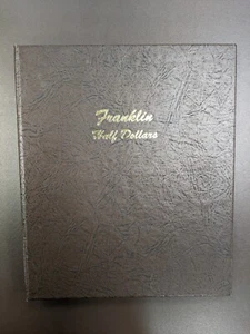 1948-1963 Franklin Half Dollars Album #7165 DANSCO Complete - Picture 1 of 10