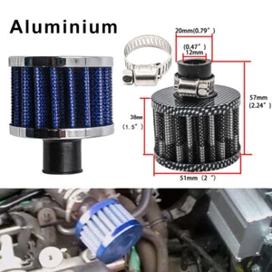 Air Filter Turbo Crankcase Small Head Cold Car Vent Intake Mushroom Oil Breather - Picture 1 of 7