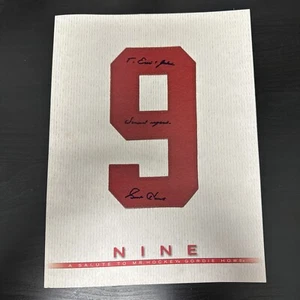 GORDIE HOWE Signed Autographed NINE 9 A Salute To Mr. Hockey Book (AT324-73) - Picture 1 of 12