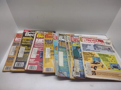 Журнал Elementary Electronics винтажный 1975 - 1981 13 выпусков радио... - Изображение 1 из 4