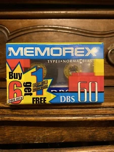 Memorex dBS 60 6er Pack + 1 CD2 90 High Bias Sealed - Bild 1 von 4