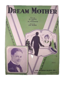 Dream Mother Sheet Music Vintage 1929 Gene Austin Joe Burke Al Sherman Voice (O) - Picture 1 of 3