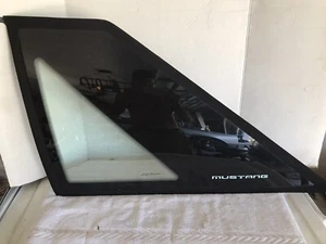 87-93 Mustang LH Driver Hatch 1/4 Quarter Window Glass Hatchback Factory OEM - Bild 1 von 7