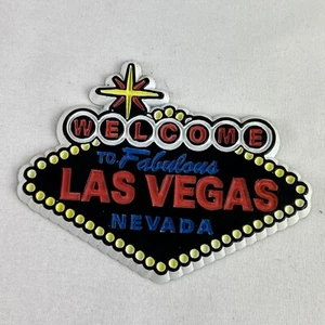 WELCOME TO FABULOUS LAS VEGAS NEVADA Rubber Fridge Magnet Famous Sign 2x3” - Picture 1 of 2
