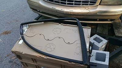 1997 Cadillac Deville - Window Flocked Rubber Weather Stripping - Rear Driver - Изображение 1 из 2