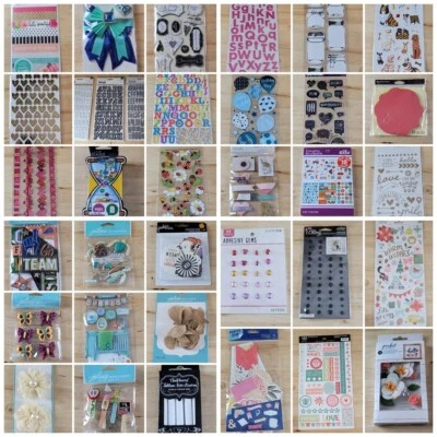 JOLEE'S BOUTIQUE Various Brands SCRAPBOOK ACCESSORIES Embellishments YOU CHOOSE Lot of 3 Packs