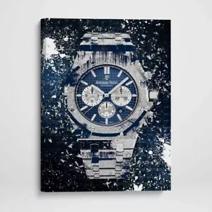 Audemars Piguet Chrono inspired Canvas Wall Art Print - Watch Art Poster Print - Picture 1 of 12