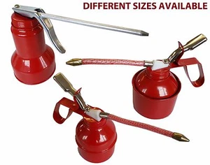 300ml / 350ml  OIL CAN - FLEXIBLE AND RIGID SPOUT. LUBRICANT THUMB PUMP - Picture 1 of 4