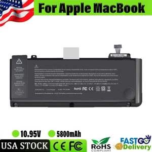 ✅BATTERY A1322 FOR APPLE MACBOOK PRO 13'' A1278 MID 2009 2010 2011 2012 5800MAH - Picture 1 of 14