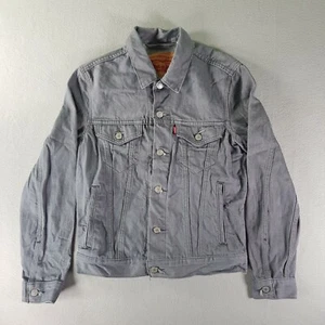 Levi Strauss Denim Jacket Mens Small S Long Sleeve 100% Cotton Stonewashed Blue - Picture 1 of 12