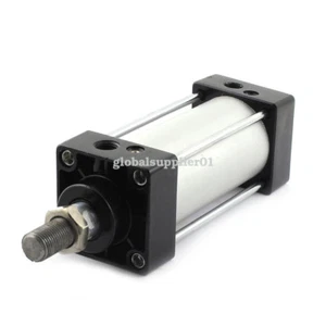 A● SC50x75 50mm Bore 75mm Stroke Screwed Piston Rod Dual Action Air Cylinder - Imagen 1 de 3