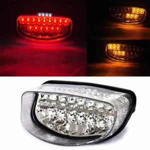 1*Integrated LED Taillight Turn Signal Light Clear For Honda Hornet 250 98-08 AS - Foto 1 di 4