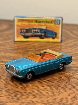 MATCHBOX SUPERFAST ROLLS ROYCE SILVER SHADOW NO. 69 & ORIGINAL BOX MINTY - Image 1 of 4