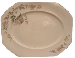 Vintage Limoges Sebring Ohio Dec. Silver Moon Serving Platter 15 3/4" 1920s - Picture 1 of 12