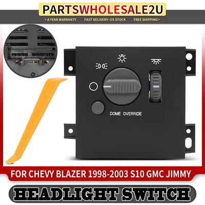 Nuevo interruptor de faros para Chevy Blazer S10 GMC Jimmy Sonoma Oldsmobile Bravada Foto 1 de 4