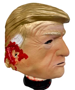 Maschera Donald Trump Costume da cecchino presidente americano politico candidato politico - Foto 1 di 7