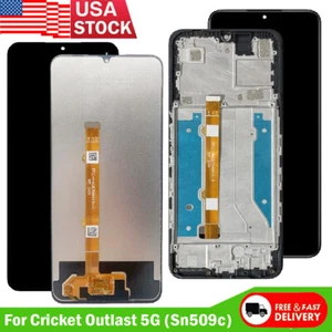 New For Cricket Outlast 5G (Sn509c) LCD Display Touch Screen Digitizer ±Frame - Picture 1 of 10