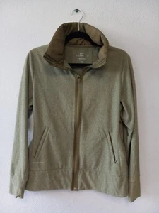 Nike Therma Fit Womens Athletic Full Zip Jacket Sz M 100% Polyester Sage Green - Picture 1 of 7