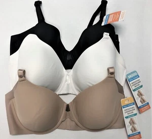 Warners Underwire Bra Underarm Smoothing Full Figure/Coverage T-Shirt Bra RB0561 - Picture 1 of 11