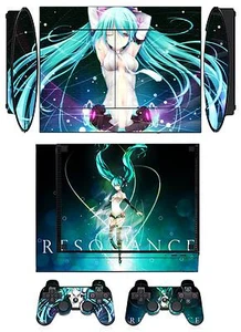 Skin Sticker for PS3 PlayStation 3 Super Slim with 2 controller skins Q232 - Picture 1 of 1