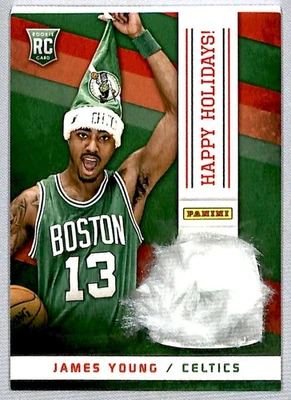 Sombrero de Santa James Young 2014-15 Panini Holiday #JY Boston Celtics Foto 1 de 2
