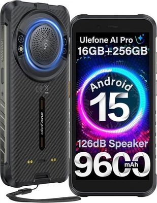 Ulefone RugKing Rugged Smartphone (5.9” Display, 16GB RAM, 256GB Storage, AI) - image 1 of 4