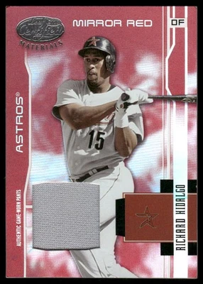 2003 Leaf Certified #74 Richard Hidalgo Mirror Red Materials #/250 Very Good - Image 1 of 2