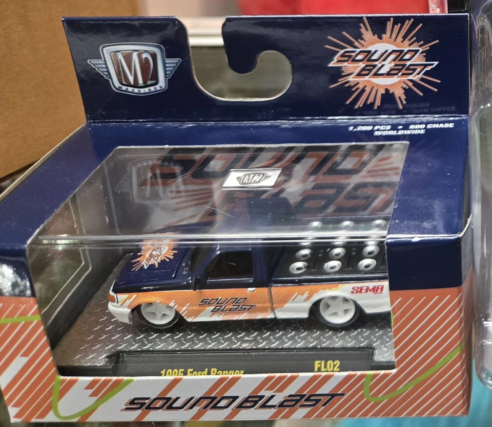 M2 Machines SEMA 2025 版 - 1995 年福特 Ranger“Sound Blast” — 第 1/1 张图片