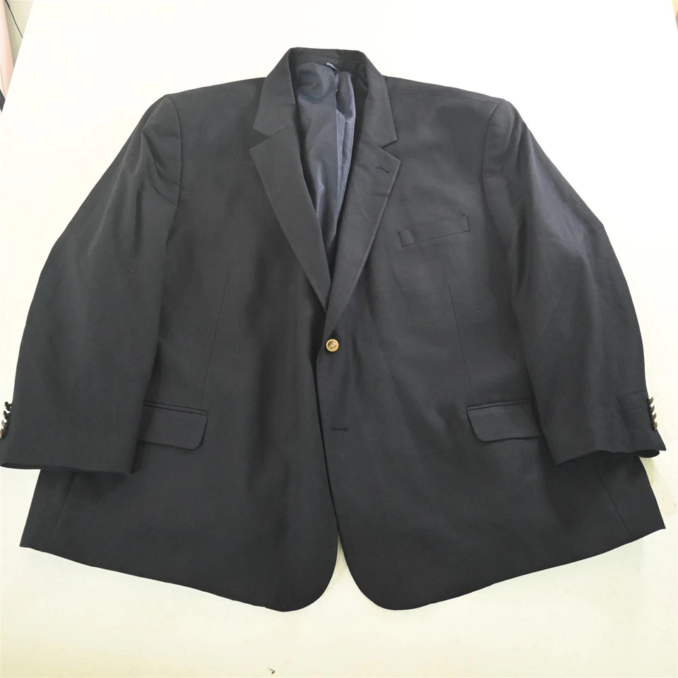 Blazer Traje Chaqueta Abrigo Deportivo GS 64R Azul Marino Grande Alto Para Hombre Foto 1 de 4