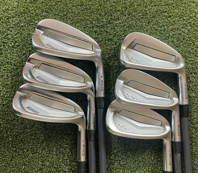 Juego de plancha Ping i210 6-W-U punto rojo para hombre diestro - Fujikura Pro 95i flexión regular Foto 1 de 4