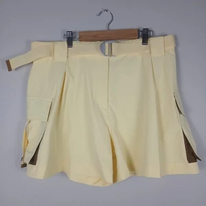 Pantalones Cortos Carga Cintura Alta SENIQ Trailmix - Mujer - Talla LG - Amarillo (Aspen) - Imagen 1 de 16