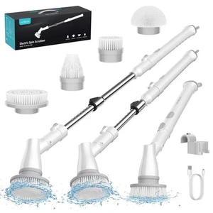 Spin Brush, Cordless Electric Spin Scrubber with 4 Replaceable Brush Heads Ad... - Picture 1 of 6