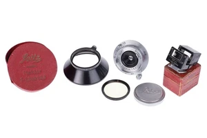 Lente ancha Leitz Hektor 2,8 cm f/6,3 LTM + pintura negra SUOOQ + capucha SOOHN Leica - Imagen 1 de 24