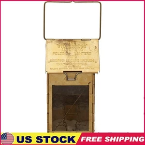 Messing Laterne Faltbar Camping Licht Wandbehang Tragbar Reise Dekor Neu - Bild 1 von 8