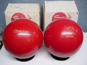 Bola de boliche g4 15,17 TW 3,2 Star Trak 1987 reactor uretano rojo sólido - Imagen 1 de 19