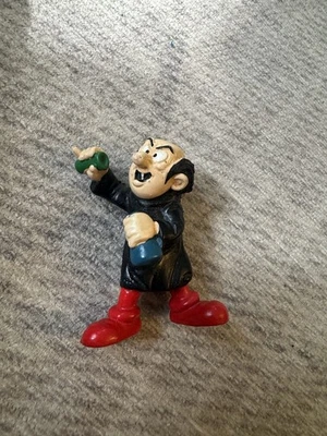 Figura PVC Schleich Peyo Hong Kong Vintage 1978 Los Pitufos Gargamel Foto 1 de 4