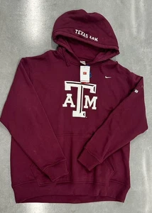 VTG Nike Team Issued Texas A&M Aggies Heavyweight Hoodie Men’s XXL Maroon Swoosh - Picture 1 of 5