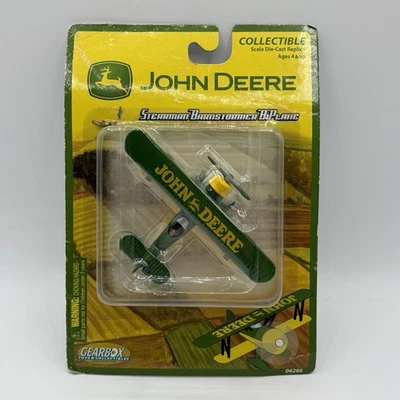 Gear Box 1/64 John Deere JD Stearman Barnstormer BiPlane Plane 2003 New! - Image 1 of 4
