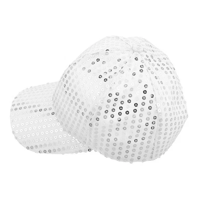  Cappello da baseball con paillettes, visiera parasole, estivo, regolabile, - Immagine 1 di 4