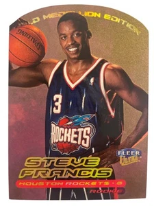 1999 Fleer Ultra Steve Francis Rookie Gold Medallion 126G - Picture 1 of 2