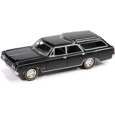 1/64 1964 Oldsmobile Vista Cruiser Giada Johnny Lightning Conservazione Latta - Immagine 1 di 4