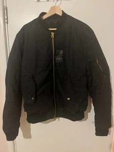 Acne Studios blue zipped puffer bomber jacket - men's size S/M (no size tag) - Picture 1 of 4