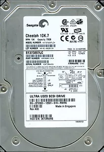 ST373207LC P/N: 9X3006-141 F/W: D703 SEAGATE SCSI 73GB - Picture 1 of 1