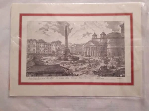 Stampa Roma Antica del Piranesi - Piazza della Rotonda - Picture 1 of 1