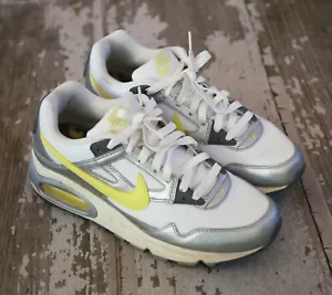 NIKE Air Max Silver Gray Yellow Sneakers Shoes Womens US 9 EUR 40.5 - Picture 1 of 7